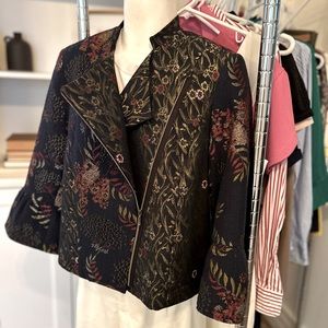 New Tristan Embroidered Zip up Jacket
